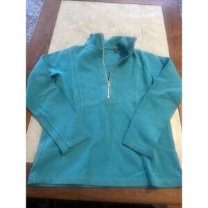 Tommy Bahama Blue Zip Up Sweater